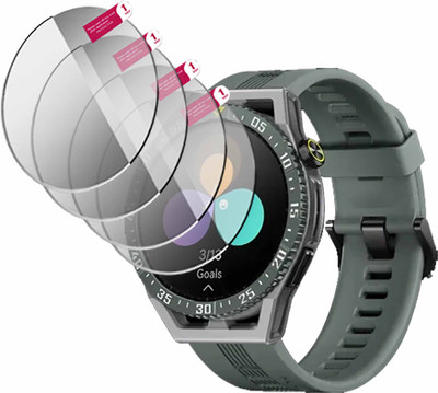 HIDEOUS Edge To Edge Tempered Glass for Huawei Watch 4(Pack of 4)