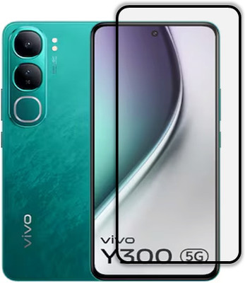VISHRN Edge To Edge Tempered Glass for Vivo Y300 5G, Vivo Y300(Pack of 1)
