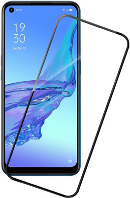 shokeen Edge To Edge Tempered Glass for Oppo A52(Pack of 1)