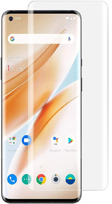 Mersal Edge To Edge Tempered Glass for OnePlus 8 Pro, UV Temper Glass Full Coverage 9H Hardness Edge to Edge(Pack of 1)