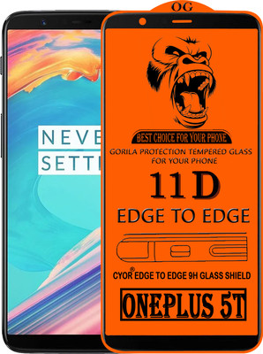 CYOR Edge To Edge Tempered Glass for OnePlus 5T(Pack of 1)