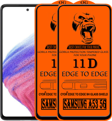 CYOR Edge To Edge Tempered Glass for SAMSUNG A53 5G(Pack of 2)