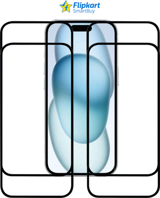 Flipkart SmartBuy Edge To Edge Tempered Glass for IPHONE 15 PLUS(Pack of 4)