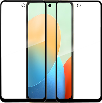 Knotyy Edge To Edge Tempered Glass for Tecno Spark 20C(Pack of 2)