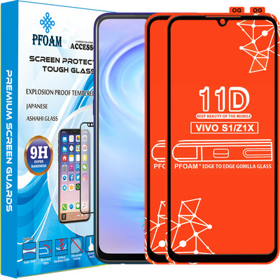 PFOAM Edge To Edge Tempered Glass for VIVO S1(Pack of 2)