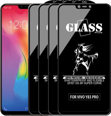 Qyist Edge To Edge Tempered Glass for VIVO Y83 PRO(Pack of 4)