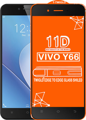 TWIGLO Edge To Edge Tempered Glass for VIVO Y66(Pack of 1)