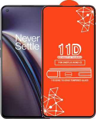 Roxel Edge To Edge Tempered Glass for Oneplus Nord Ce(Pack of 1)