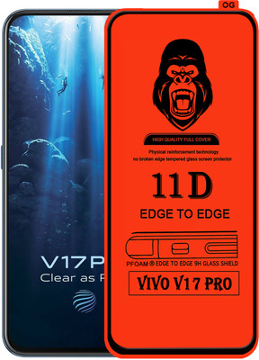 Laxdom Edge To Edge Tempered Glass for VIVO V17 PRO(Pack of 1)