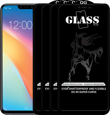 CYOR Edge To Edge Tempered Glass for VIVO Y81I(Pack of 4)