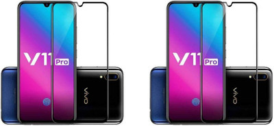 HIE POWER Edge To Edge Tempered Glass for Vivo V11 Pro-| | Full Glue Curved Tempered Glass //9H tempered glass protects the entire front display And Easy Installation Kit | | |(Pack of 2) HIE POWER Edge To Edge Tempered Glass for Vivo V11 Pro-| | Full Glue Curved Tempered Glass //9H tempered glass protects the entire front display And Easy Installation Kit | | |(Pack of 2)