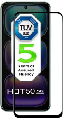 VAlight Edge To Edge Tempered Glass for Infinix Hot 50 5G(Pack of 1)
