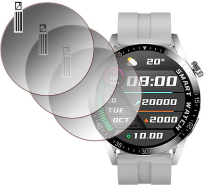 YCHROZE Edge To Edge Tempered Glass for Fire Boltt Talk Pro(Pack of 3)