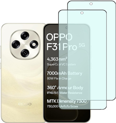 KARTRAY Edge To Edge Tempered Glass for Oppo F31 Pro 5G, Matte Tempered glass(Pack of 2)