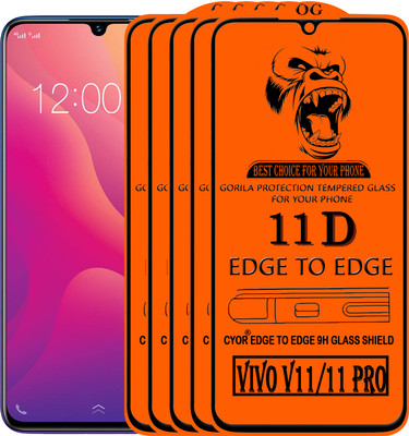 CYOR Edge To Edge Tempered Glass for VIVO V11(Pack of 5)
