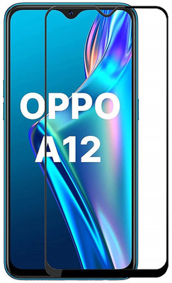APTIVOS Edge To Edge Tempered Glass for Oppo A12(Pack of 1)