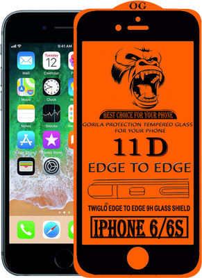 TWIGLO Edge To Edge Tempered Glass for Apple iPhone 6(Pack of 1)