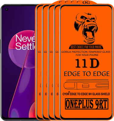 CYOR Edge To Edge Tempered Glass for ONEPLUS 9RT(Pack of 5)
