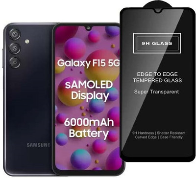 A-Allin1 Edge To Edge Tempered Glass for Samsung Galaxy F15 5G(Pack of 1)
