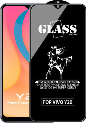 Qyist Edge To Edge Tempered Glass for VIVO Y20(Pack of 1)