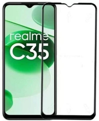 ChutPutMart Edge To Edge Tempered Glass for Realme C35(Pack of 1)
