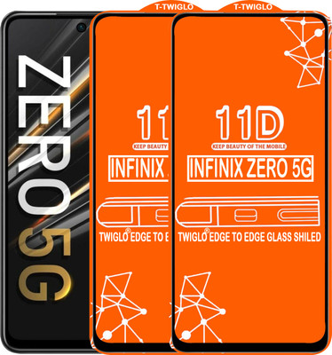 TWIGLO Edge To Edge Tempered Glass for INFINIX ZERO 5G(Pack of 2)