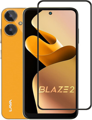 NSTAR Edge To Edge Tempered Glass for Lava Blaze 2(Pack of 1)