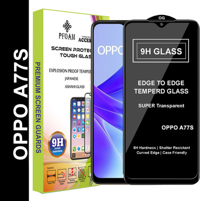 PFOAM Edge To Edge Tempered Glass for OPPO A77S(Pack of 1)