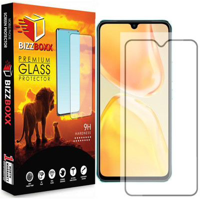 BizzBoxx Edge To Edge Tempered Glass for VIVO V25/*DuraGlass*Tempered Glass/Full Screen Coverage-Edge to Edge/9H/11D(Pack of 1)
