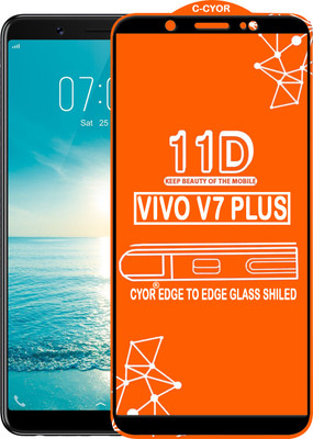 CYOR Edge To Edge Tempered Glass for VIVO V7 Plus(Pack of 1)