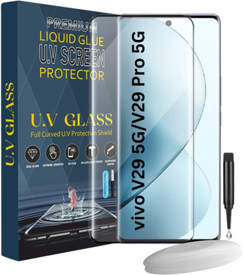 KWINE CASE Edge To Edge Tempered Glass for Vivo V29 5G(Pack of 1)