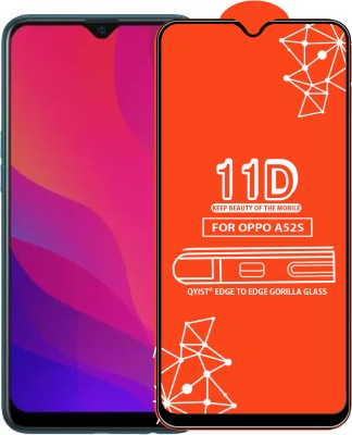 Qyist Edge To Edge Tempered Glass for Oppo A52S(Pack of 1)