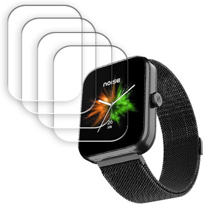 MUTAALI Tempered Glass Guard for Noise Pulse 2 Max 1.85 inch smart watch(Pack of 4)