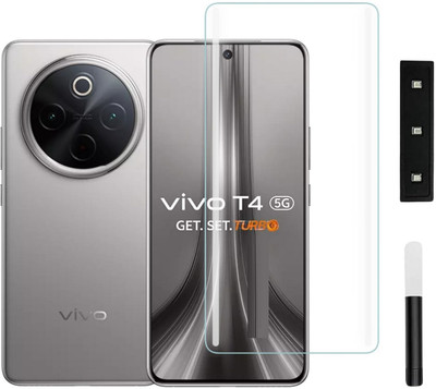 BRENZZ Edge To Edge Tempered Glass for Vivo T4 5G(Pack of 1)