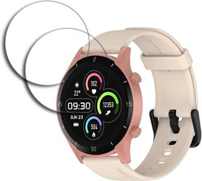 ARBAN Edge To Edge Tempered Glass for NoiseFit Agile 2 Buzz 1.82 inch SMARTWATCH SCREEN GUARD(Pack of 2)