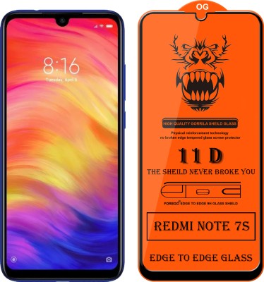 Forego Edge To Edge Tempered Glass for Redmi Note 7s(Pack of 1)