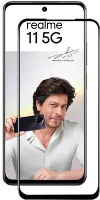 DMJHP Edge To Edge Tempered Glass for Realme 11 5G(Pack of 1)