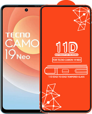 Qyist Edge To Edge Tempered Glass for Tecno Camon 19 Neo(Pack of 1)