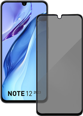 HUPSHY Edge To Edge Tempered Glass for Infinix Note 12(Pack of 1)