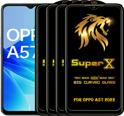 PFOAM Edge To Edge Tempered Glass for OPPO A57 2022(Pack of 4)