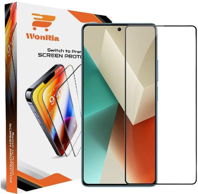 WonRia Edge To Edge Tempered Glass for Redmi Note 14 5G, Poco M7 Pro(Pack of 1)