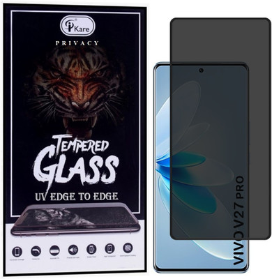 iKare Edge To Edge Tempered Glass for Vivo V27 Pro(Pack of 1)