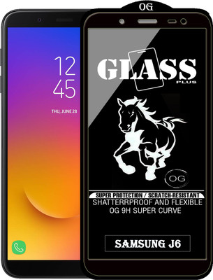 PFOAM Edge To Edge Tempered Glass for Samsung Galaxy J6(Pack of 1)