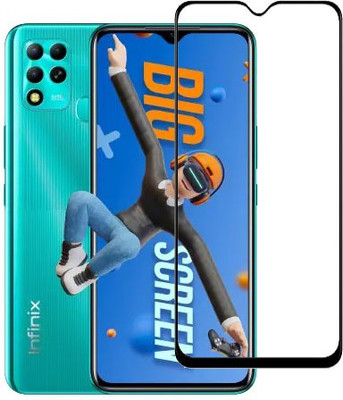 AARERED Edge To Edge Tempered Glass for Infinix Hot 12(Pack of 1)