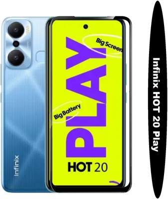 AKSHUD Edge To Edge Tempered Glass for Infinix HOT 20 Play(Pack of 1)