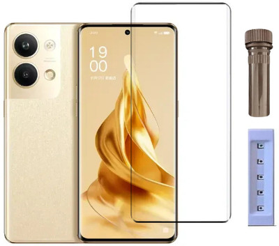 crixus Edge To Edge Tempered Glass for OPPO Reno9 Pro(Pack of 1)