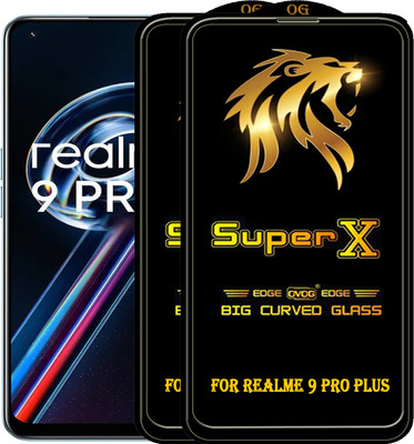 PFOAM Edge To Edge Tempered Glass for REALME 9 PRO PLUS(Pack of 2)