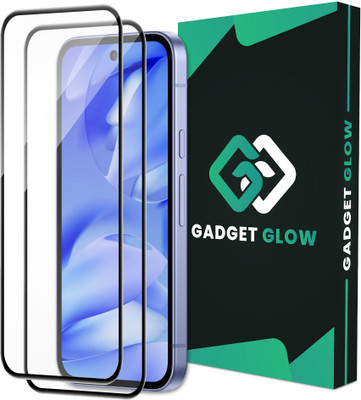 Gadget Glow Edge To Edge Tempered Glass for Google Pixel 9A 5G, Google Pixel 9A, Pixel 9A 5G(Pack of 2)