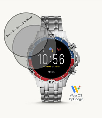 VPrime Edge To Edge Screen Guard for Fossil Gen 5 Garrett HR 46mm Smartwatch [Flexible 9H Plus](Pack of 2)