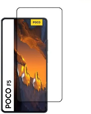Lustree Edge To Edge Tempered Glass for Poco F5 5G(Pack of 1)
